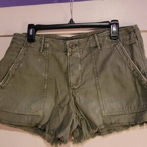 AE Women's Army Green Shorts - Sz. 8